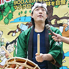写真：多田さんの和太鼓演奏